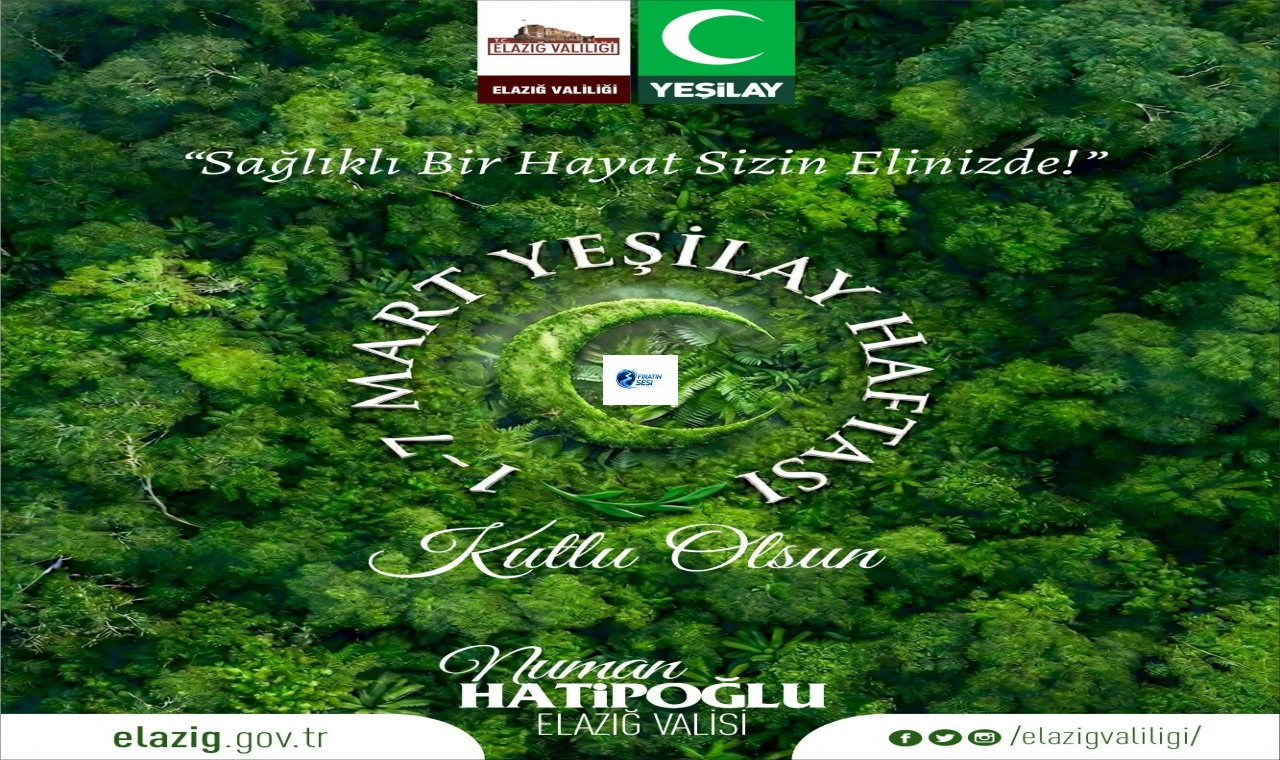 Vali Hatipoğlu’ndan Yeşilay Haftası Mesajı: “Sağlıklı Nesil, Güçlü Türkiye”